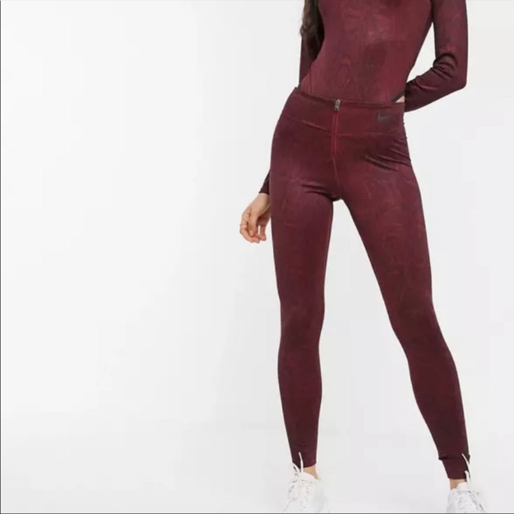 Nike Python Maroon Bodysuit